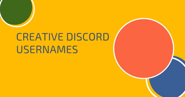 300+ Creative Discord Usernames (2024) - Cool Name Finds