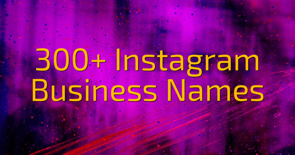 300 Instagram Business Names2 1024x538 