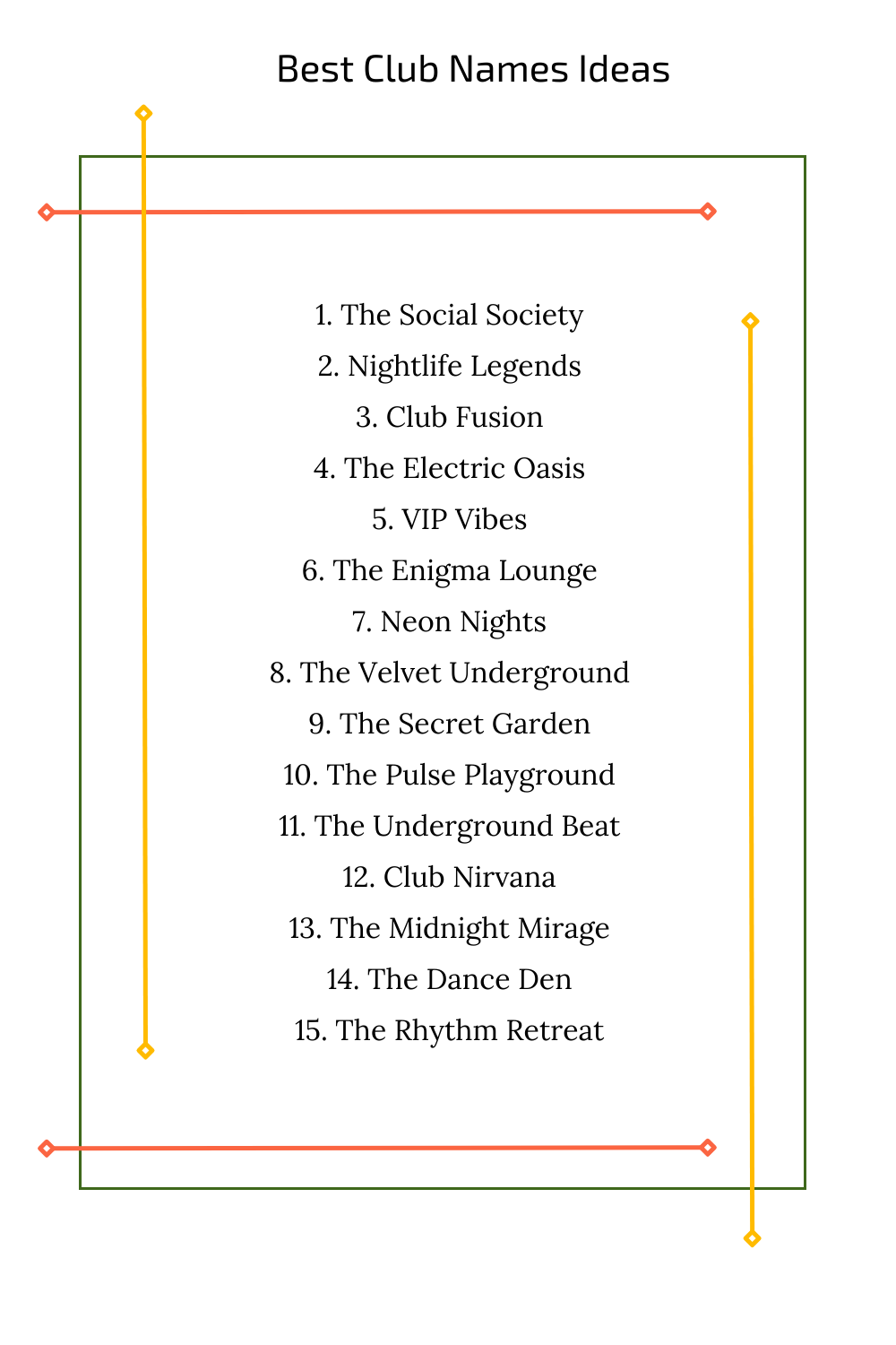 Best Club Names Ideas