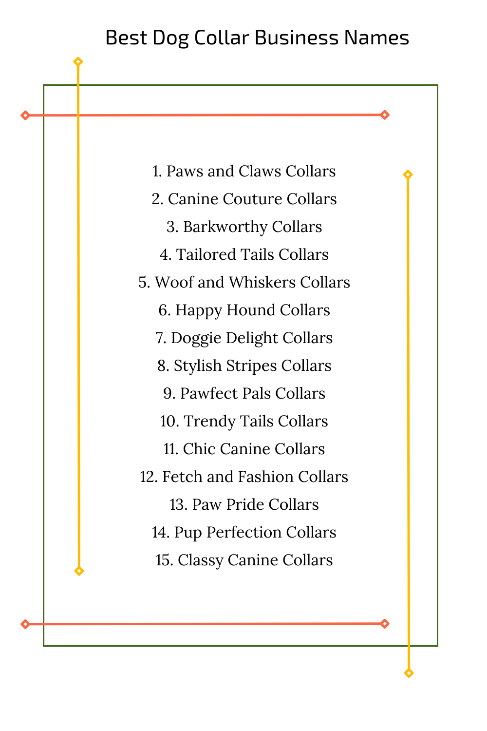 Best Dog Collar Business Names