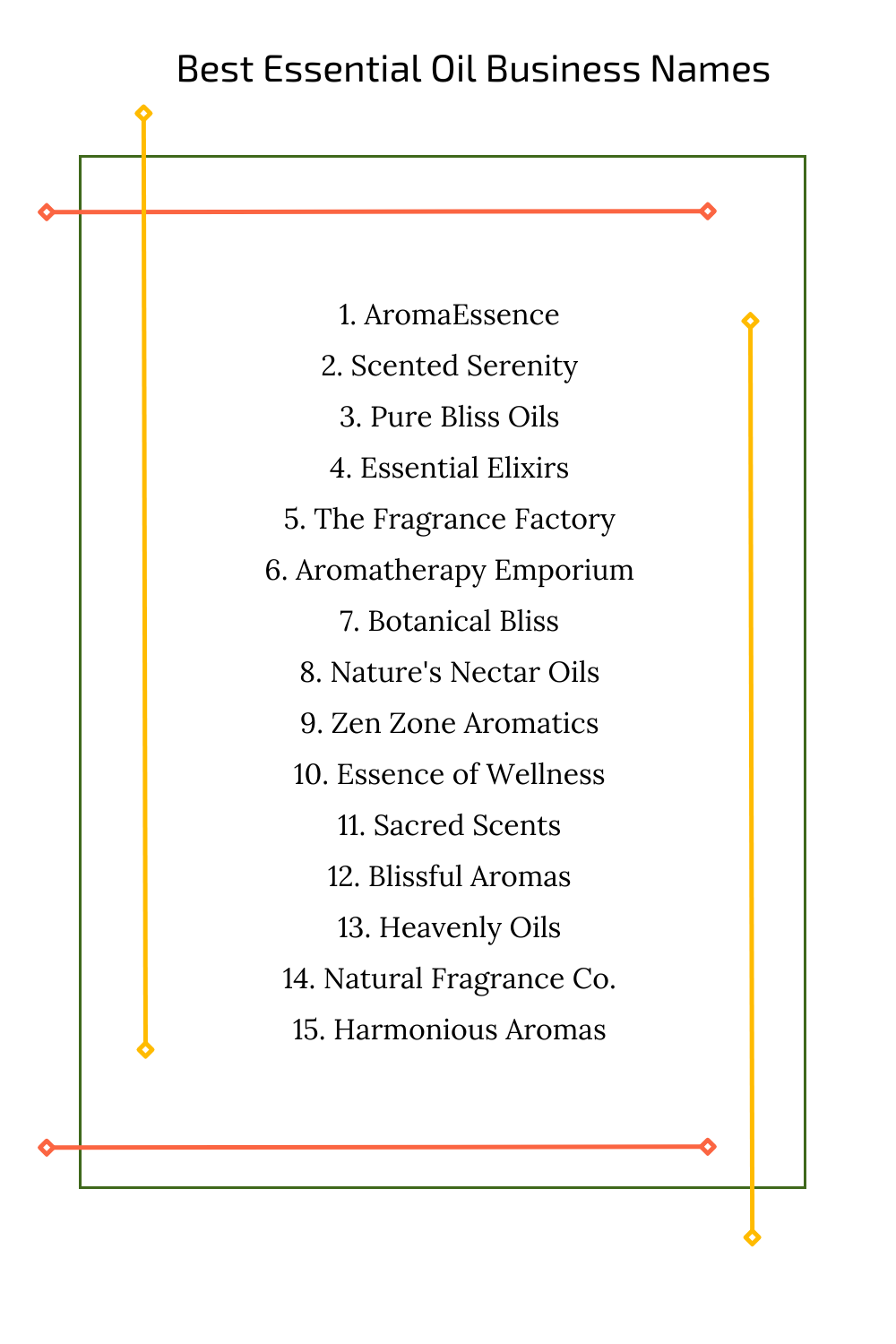 Best Essential Oil Business Names
