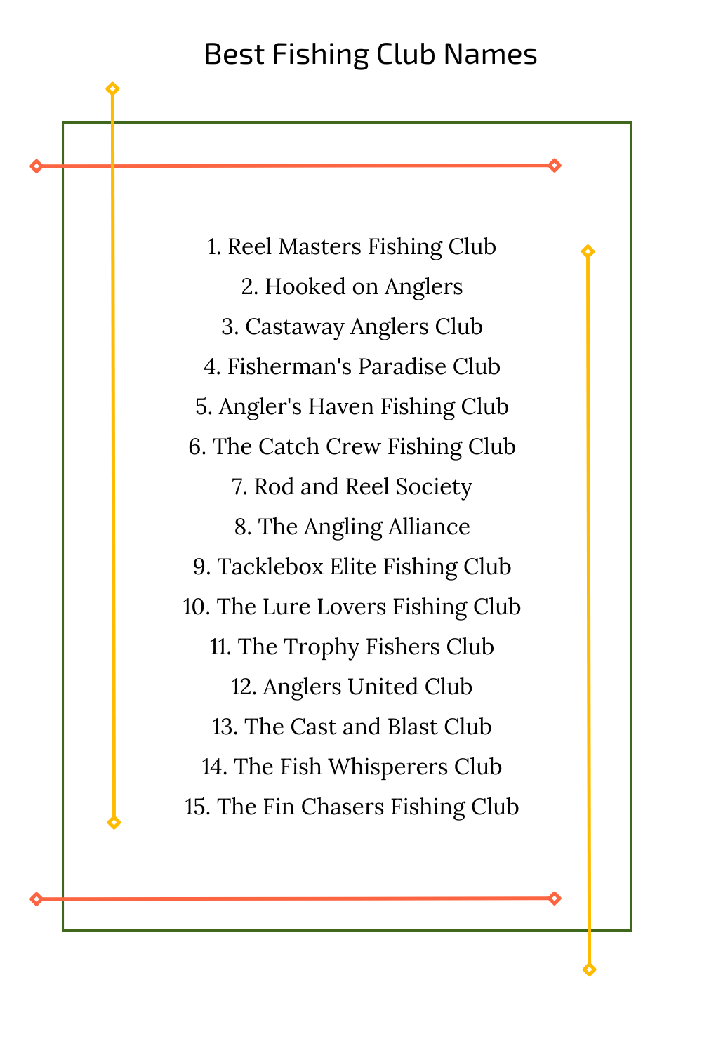 Best Fishing Club Names