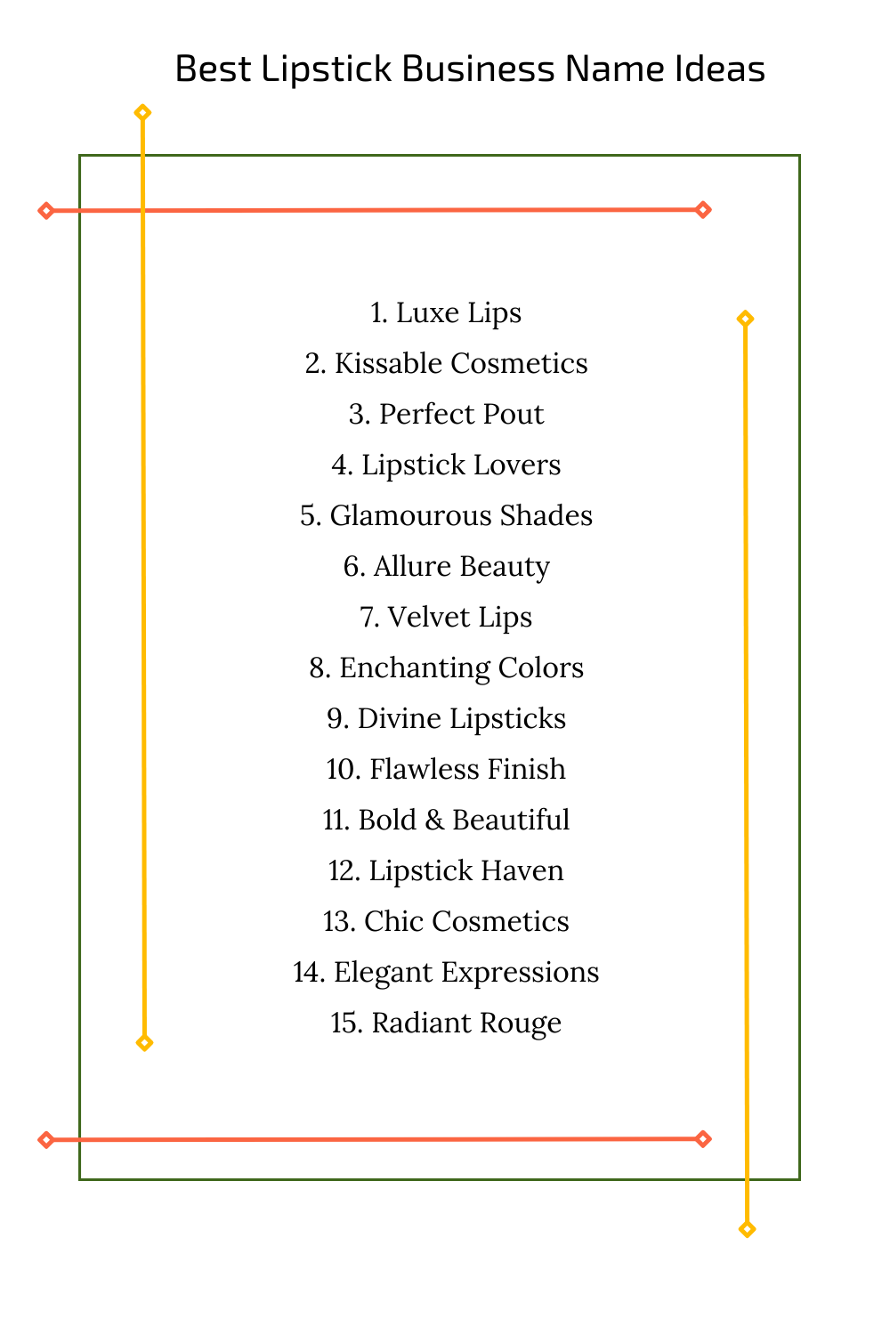 Best Lipstick Business Name Ideas