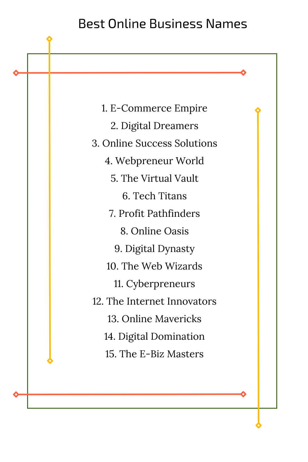 Best Online Business Names