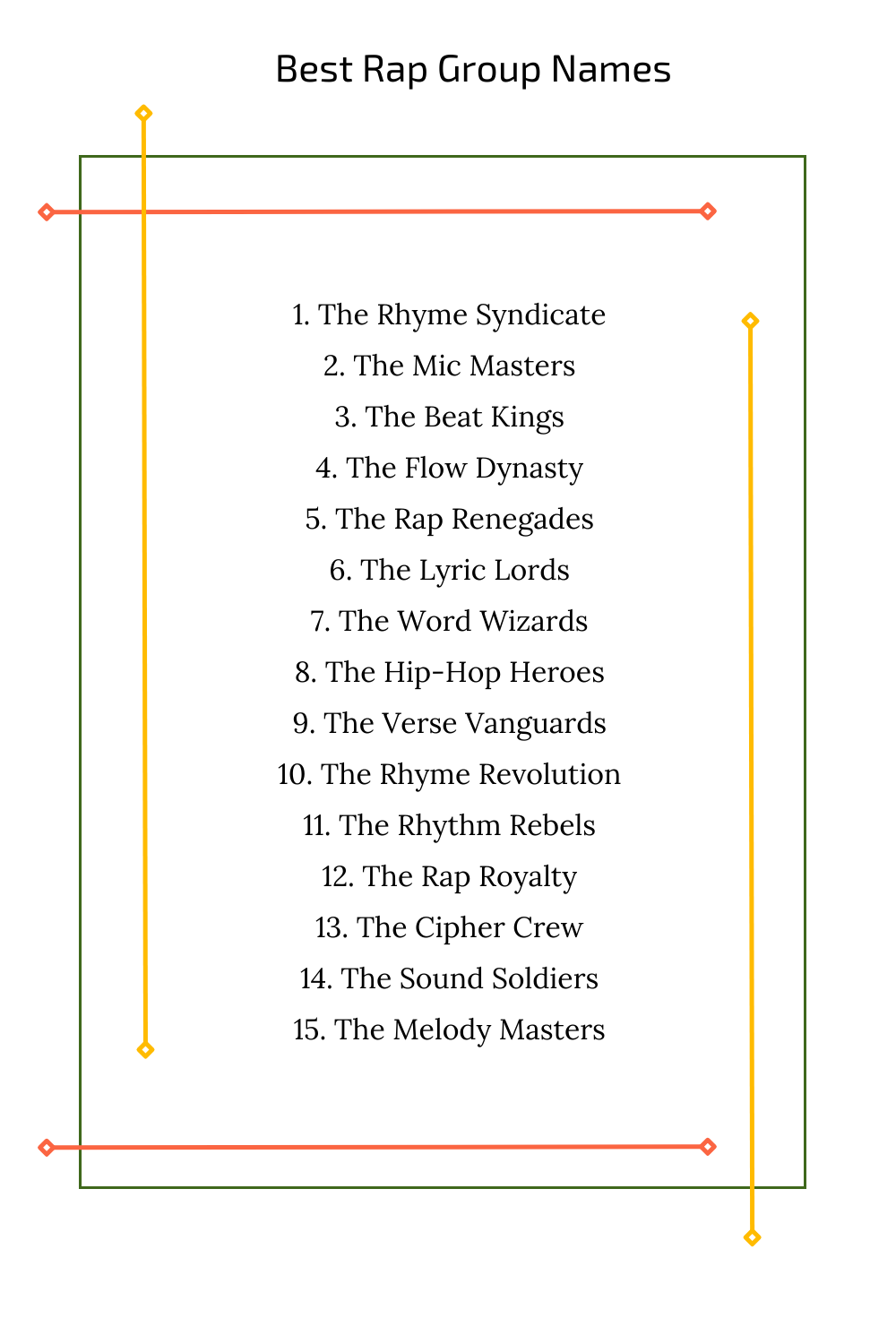 Best Rap Group Names