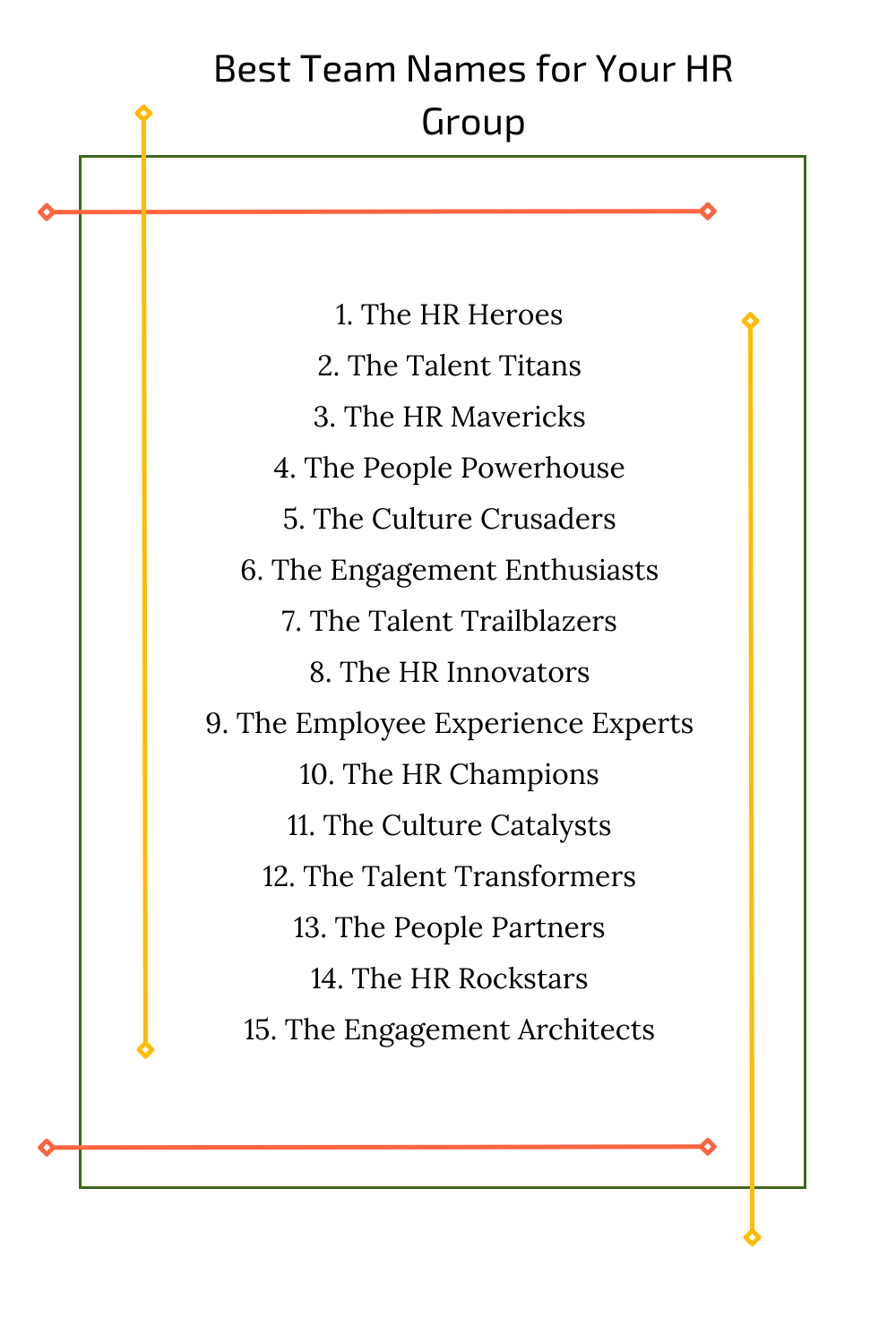 Best Team Names for Your HR Group