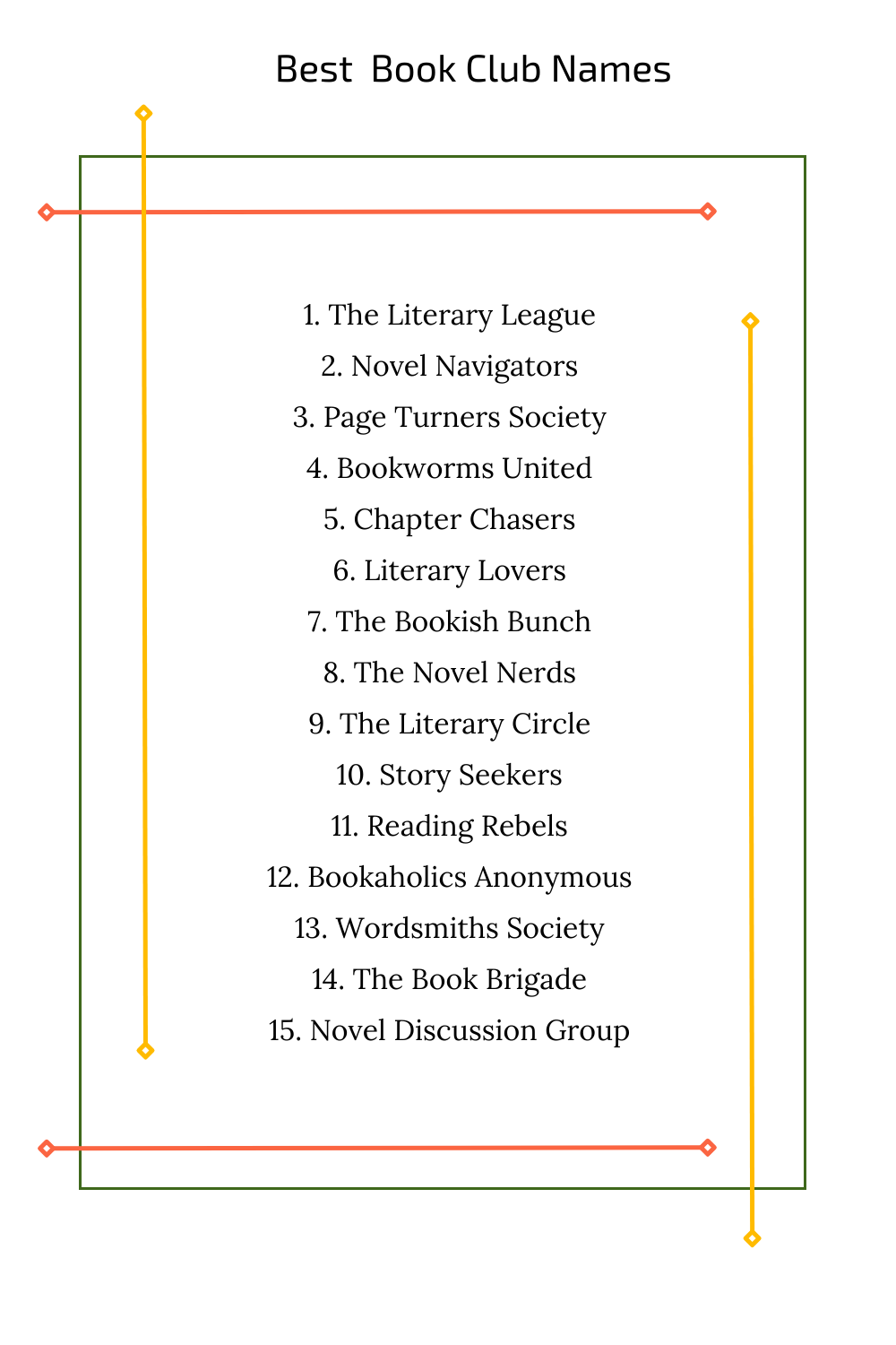 Best Book Club Names