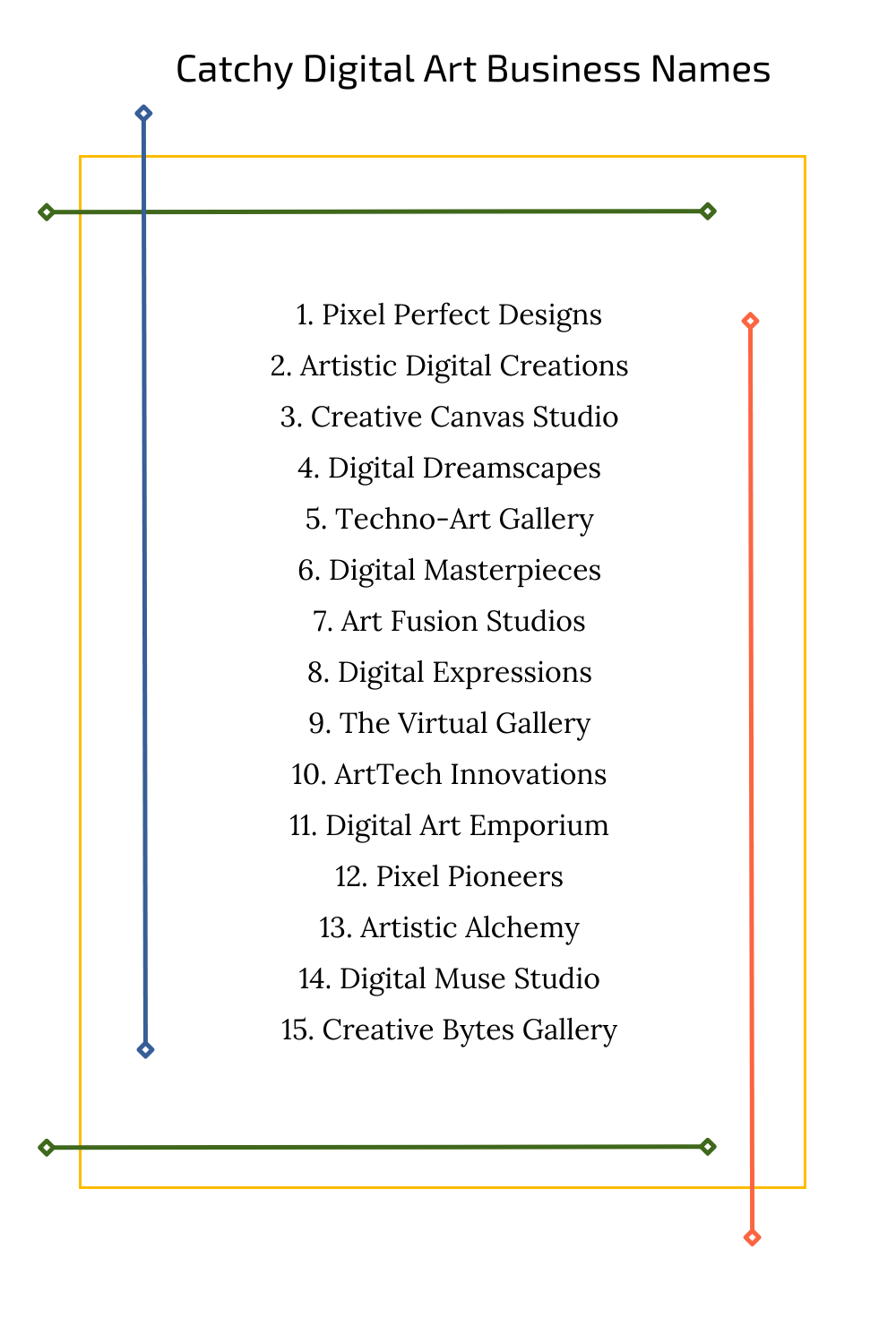 Catchy Digital Art Business Names
