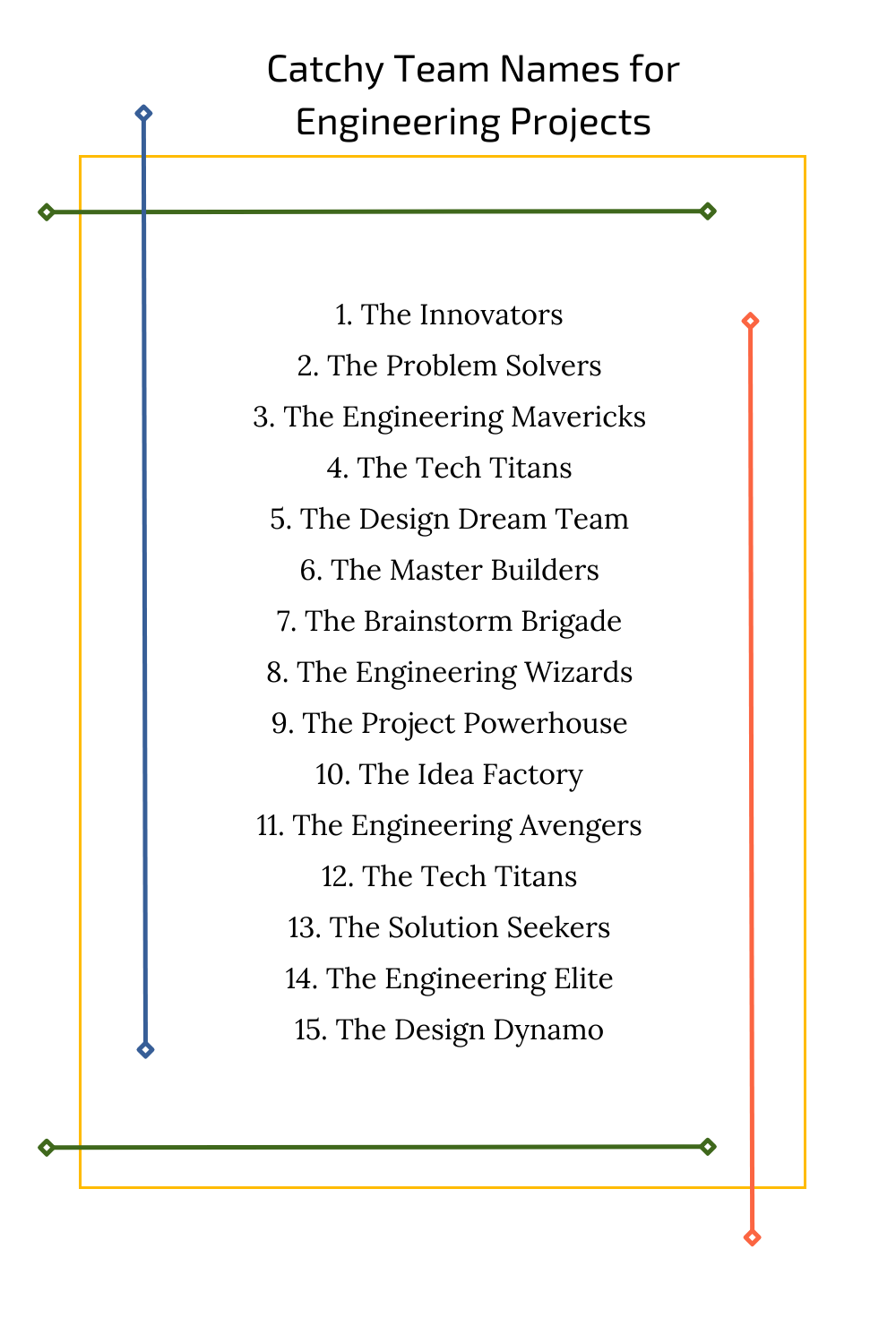 Catchy Team Names for Engineering Projects