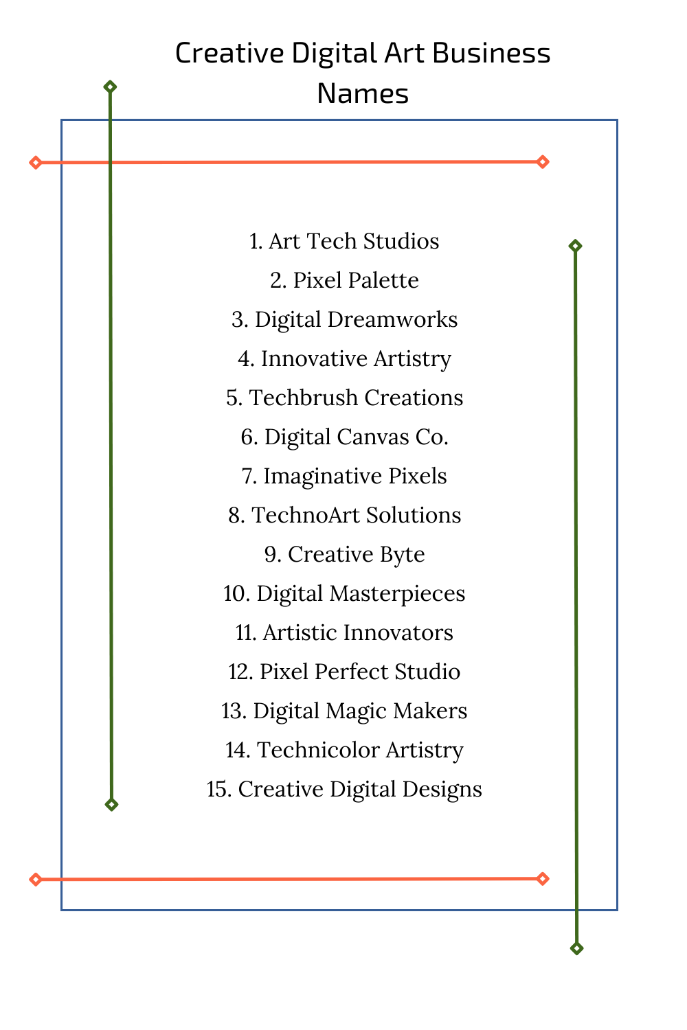 Creative Digital Art Business Names