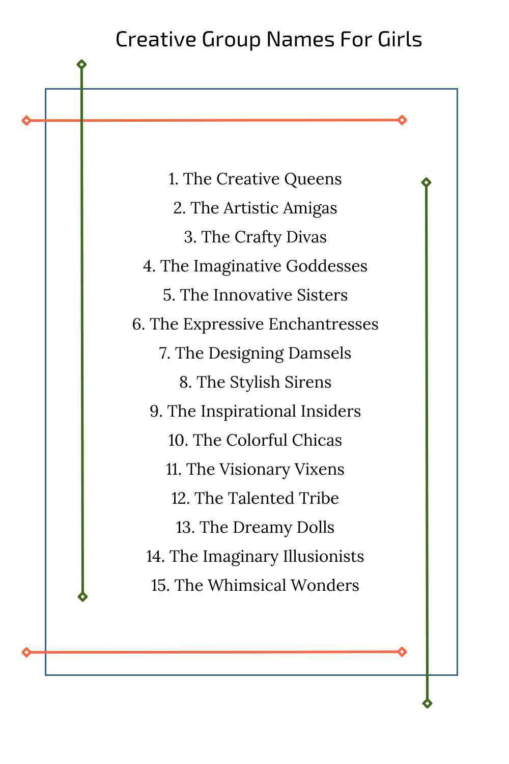 Creative Group Names For Girls
