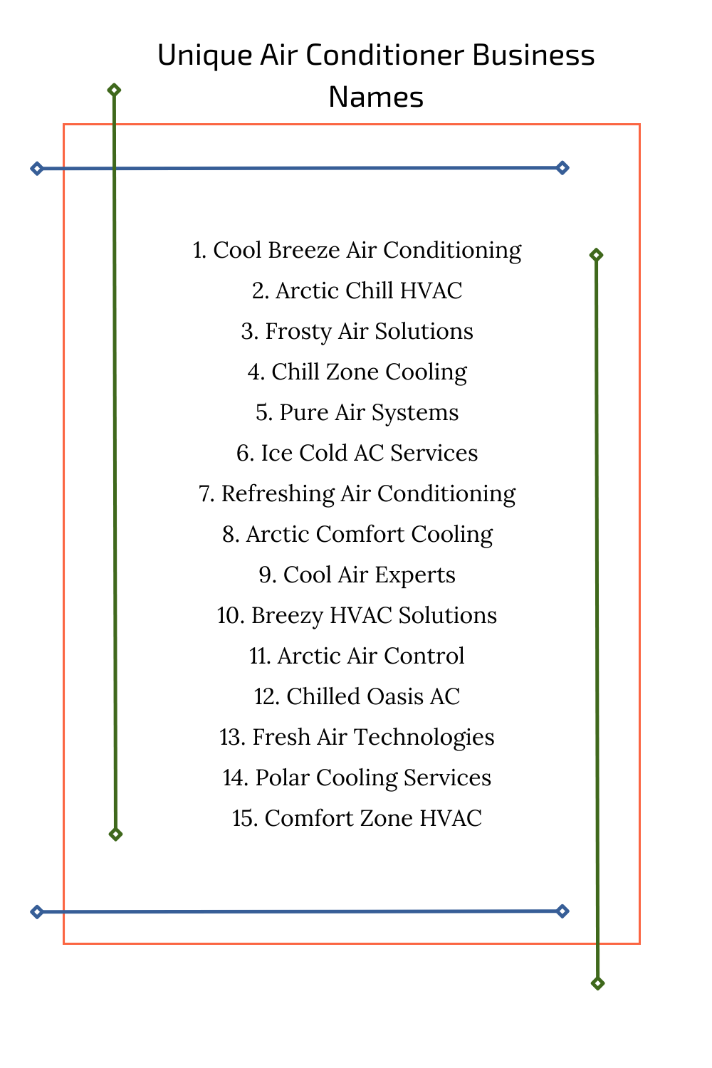 Unique Air Conditioner Business Names
