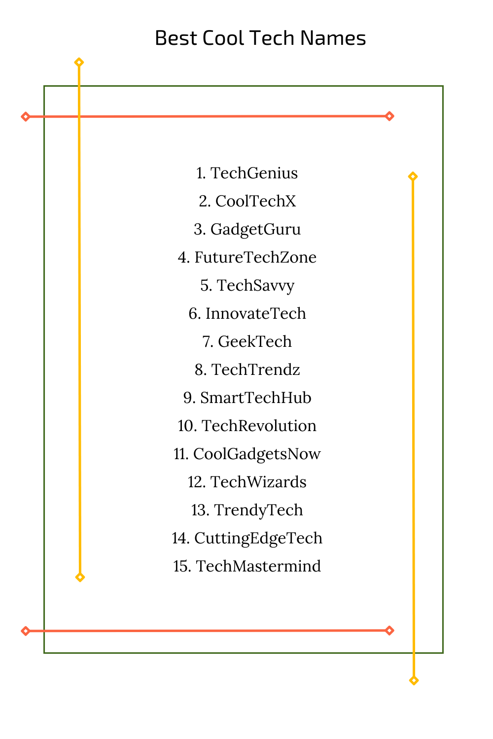 Best Cool Tech Names