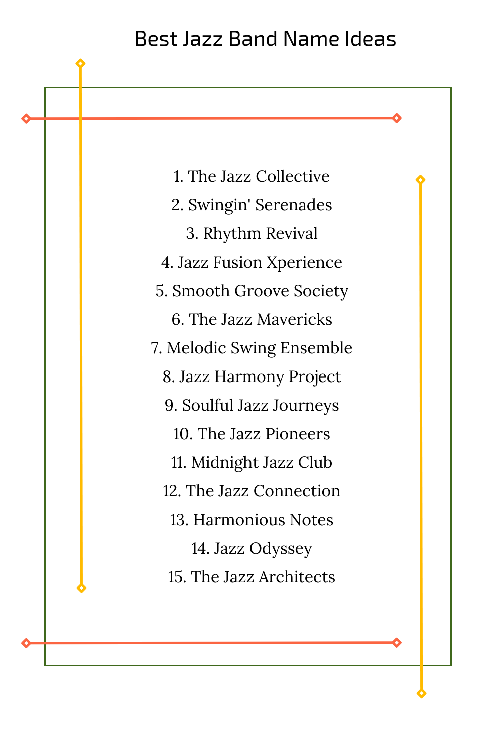 Best Jazz Band Name Ideas